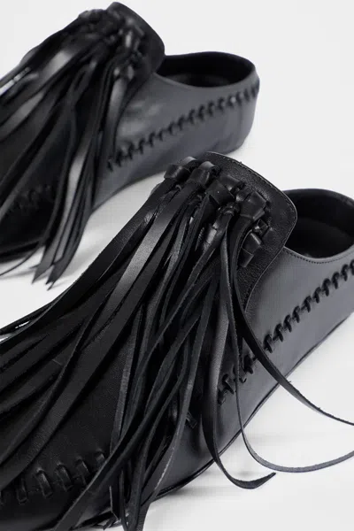 Ann Demeulemeester Hadle Soft Fringe Loafers In Multi