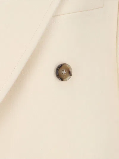 Ami Alexandre Mattiussi Ami Paris Women Long Double-breasted Coat In Neutral