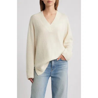 Rails Gisella Cashmere & Silk Sweater In White