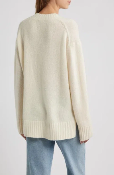 Rails Gisella Cashmere & Silk Sweater In White