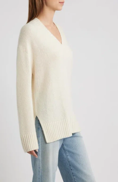 Rails Gisella Cashmere & Silk Sweater In White