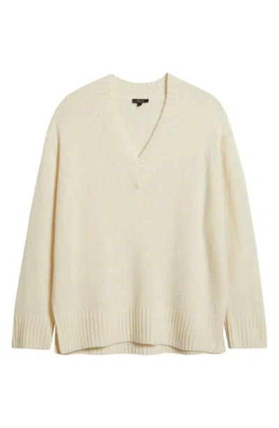 Rails Gisella Cashmere & Silk Sweater In White