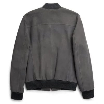 Last Wolf Elk Bomber Jacket In Gray