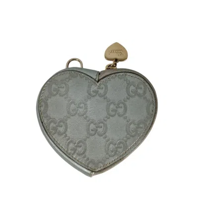 Pre-owned Gucci Silver Coin Purse/coin Case ()