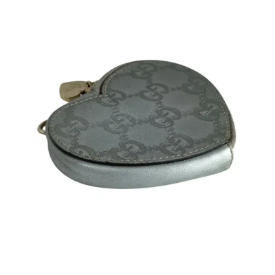 Pre-owned Gucci Silver Coin Purse/coin Case ()