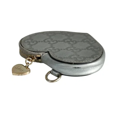 Pre-owned Gucci Silver Coin Purse/coin Case ()