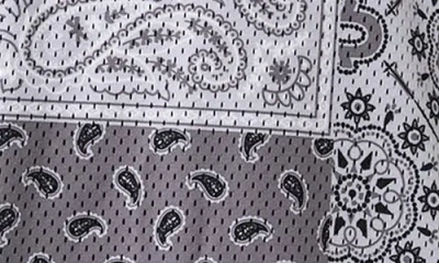 True Religion Men's Bandana Polo Shirt In Gray