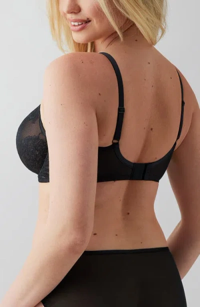 Wacoal Full Bloom Full Coverage Underwire Bra 855409 In Black
