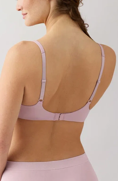 Wacoal How Perfect Contour Wireless Bra In Purple