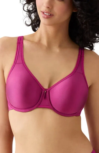 Wacoal Women's Basic Beauty Full-figure Underwire Bra 855192, Up To H Cup In Pink
