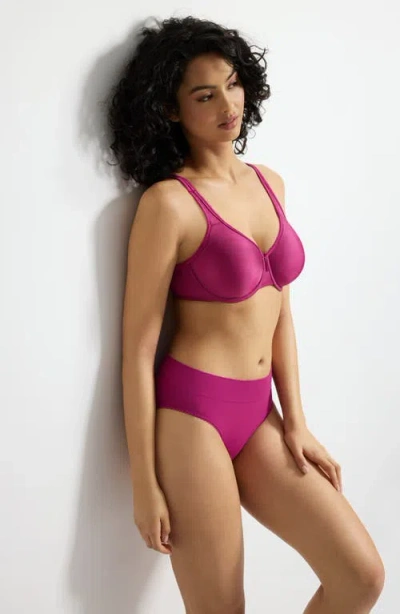 Wacoal Women's Basic Beauty Full-figure Underwire Bra 855192, Up To H Cup In Pink