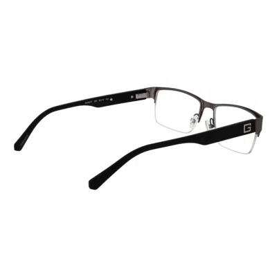 Guess Brown Men Optical Frames In Black