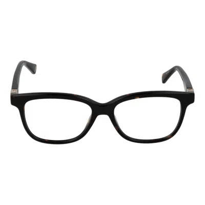 Guess Brown Unisex Optical Frames In Black