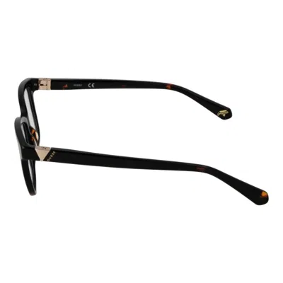 Guess Brown Unisex Optical Frames In Black