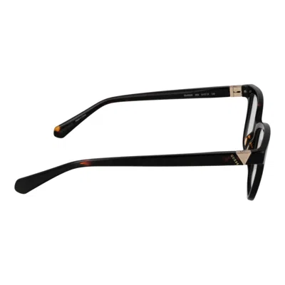 Guess Brown Unisex Optical Frames In Black