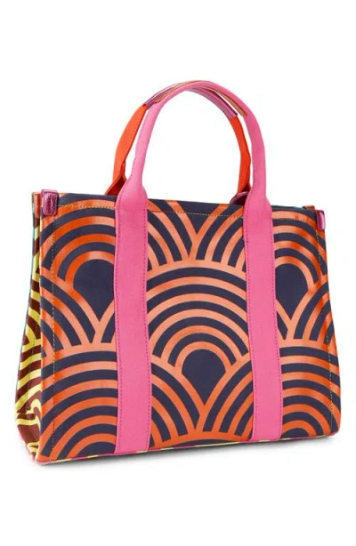 Kurt Geiger London X-small Southbank Canvas Tote In Multi