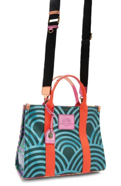 Kurt Geiger London X-small Southbank Canvas Tote In Multi