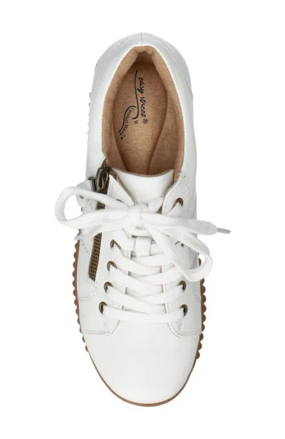 Easy Street Women's Novie Platform Sneakers In White