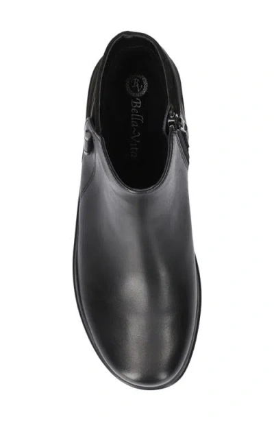 Bella Vita Women's Sueann Round Toe Ankle Booties In Black