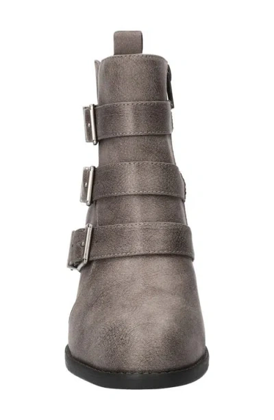Bella Vita Women's Bowie Block Heel Ankle Booties In Gray