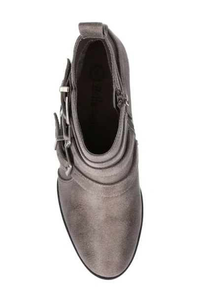 Bella Vita Women's Bowie Block Heel Ankle Booties In Gray