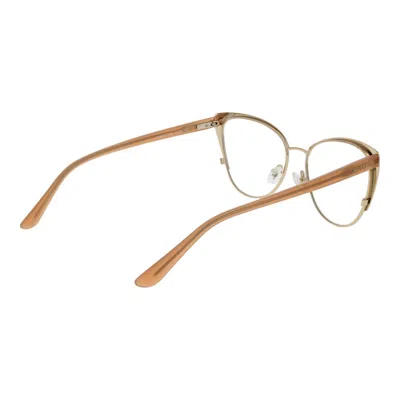 Guess Beige Women Optical Frames In Gold