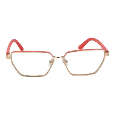 Guess Gold Women Optical Frames In Red