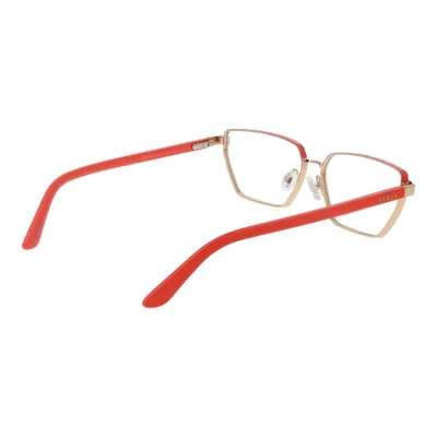 Guess Gold Women Optical Frames In Red