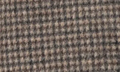 Vince Double Face Houndstooth Scarf In Gray