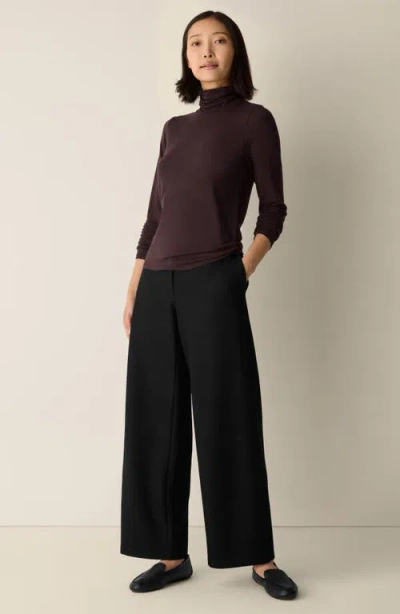 Eileen Fisher Women's Turtleneck Sweater, Regular And Plus In Black