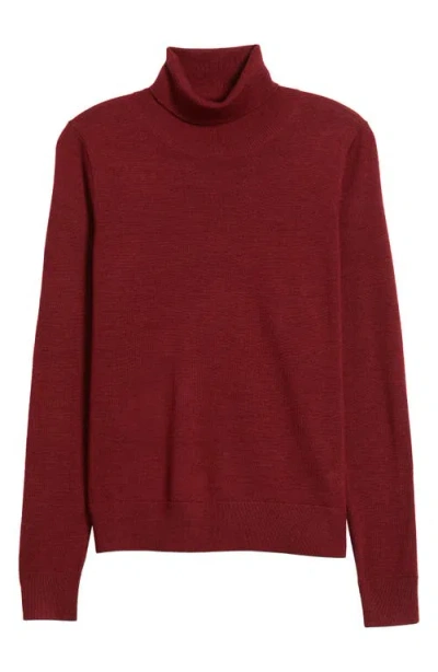 Pendleton Merino Wool Turtleneck Sweater In Red
