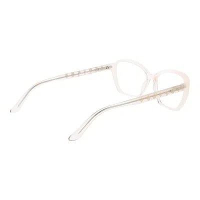 Guess White Women Optical Frames In Gold