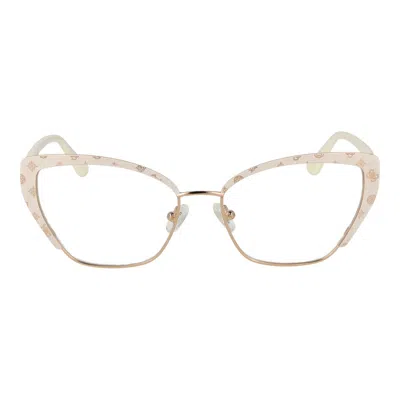 Guess White Women Optical Frames In Gold
