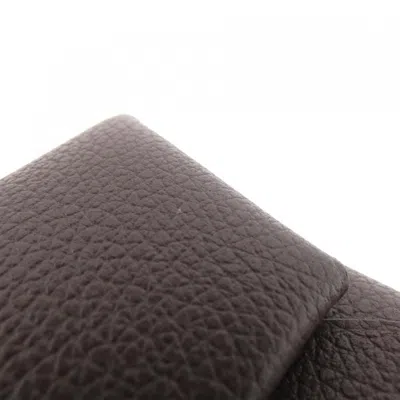 Pre-owned Hermes Bastia Mocha Coin Purse/coin Case () In Brown
