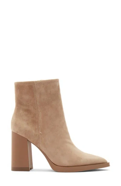 Steve Madden Harden Pointed Toe Bootie In Brown