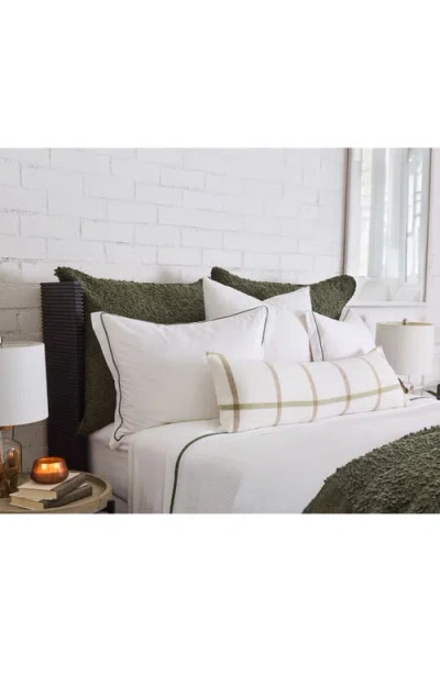 Pom Pom At Home Murphy Bouclé Accent Pillow In Green