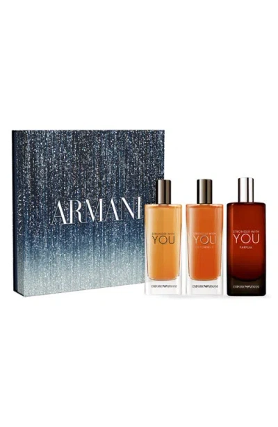 Armani Collezioni Armani Beauty Stronger With You Fragrance Sampler Set In Multi