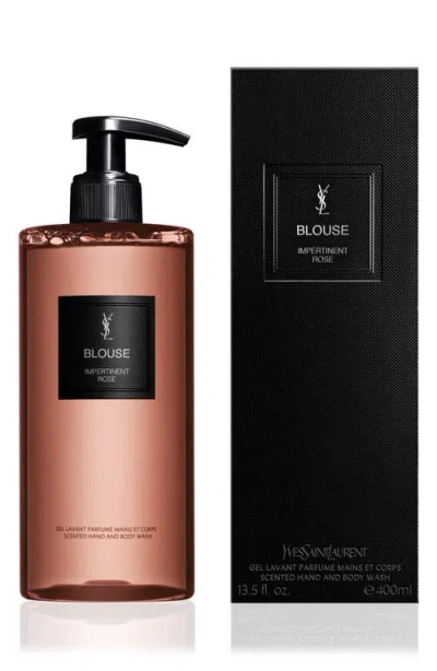 Saint Laurent Blouse Hand And Body Wash, 13.5 Oz. In Transparent