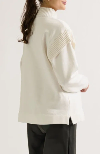 Cache Couer Harper Maternity & Nursing Sweatshirt In White