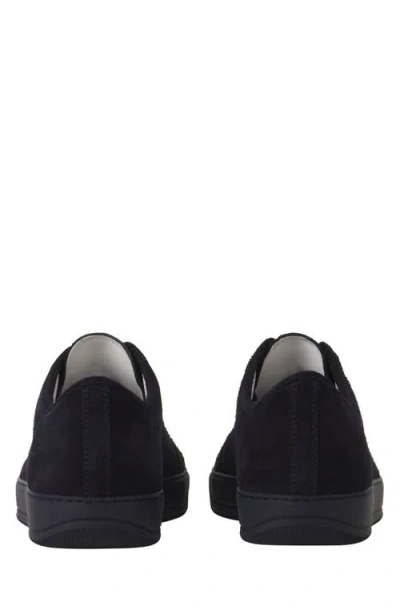 Lanvin Dbb1 Leather And Suede Sneakers In Black