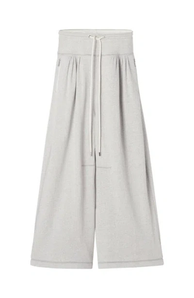 Lanvin Pleated Drawstring Trousers In Gray