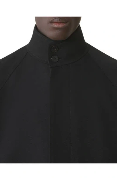 Lanvin Wool Twill Casual Jacket In Black