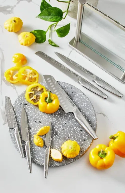 Cuisine::pro Id3 Samurai Gozen 7-pc. Knife Block Set In Silver