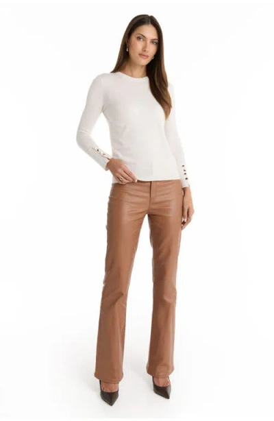 The Noli Shop Marcela Knit Top In White