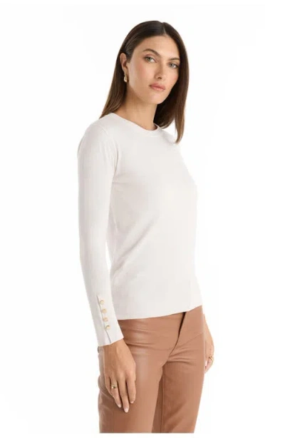 The Noli Shop Marcela Knit Top In White