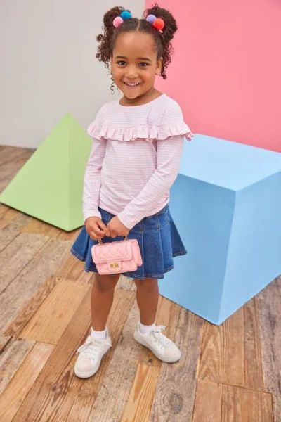 Bisby Kids' Pleated Mini Skort In Blue