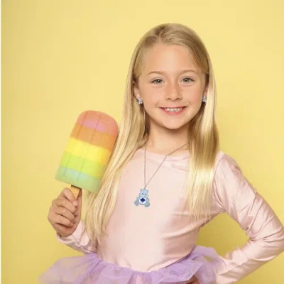 Care Bears Bff Necklace For 2 With Grumpy Bear And Love-a-lot Bear In Multi