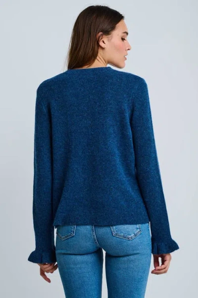 Lisa Todd The Allure Knit Henley In Blue