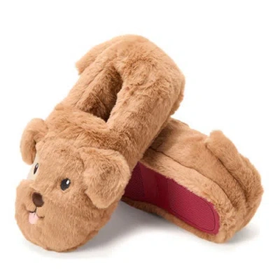 Dearfoams Adult Closed Back Unisex Adult Memory Foam Slip-on Slippers In Brown