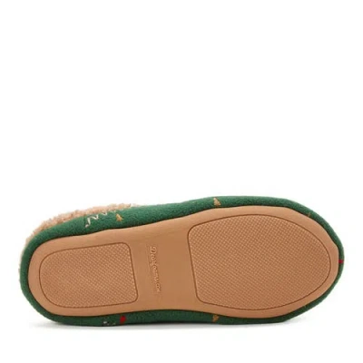 Dearfoams Womens Slip-on Slippers In Green